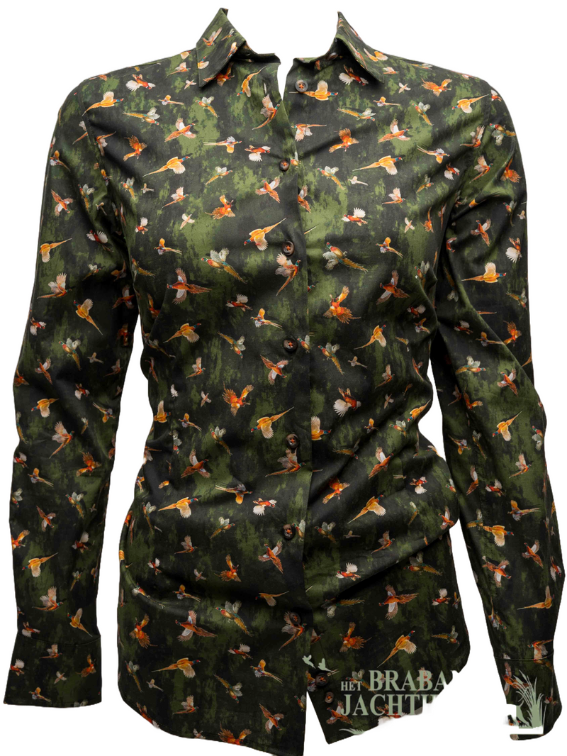 Afbeelding laden in Galerijviewer, Foresta Blouse Forest Phaesant - Het Brabants Jachthuis