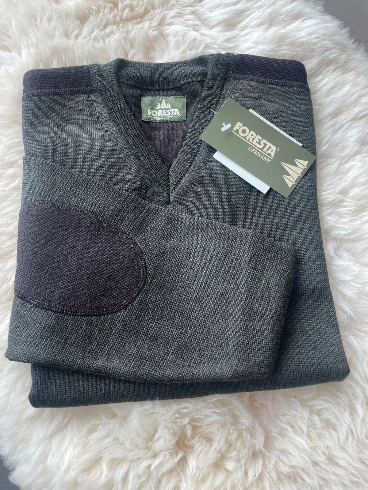 Foresta Victor herentrui met V-hals, olive