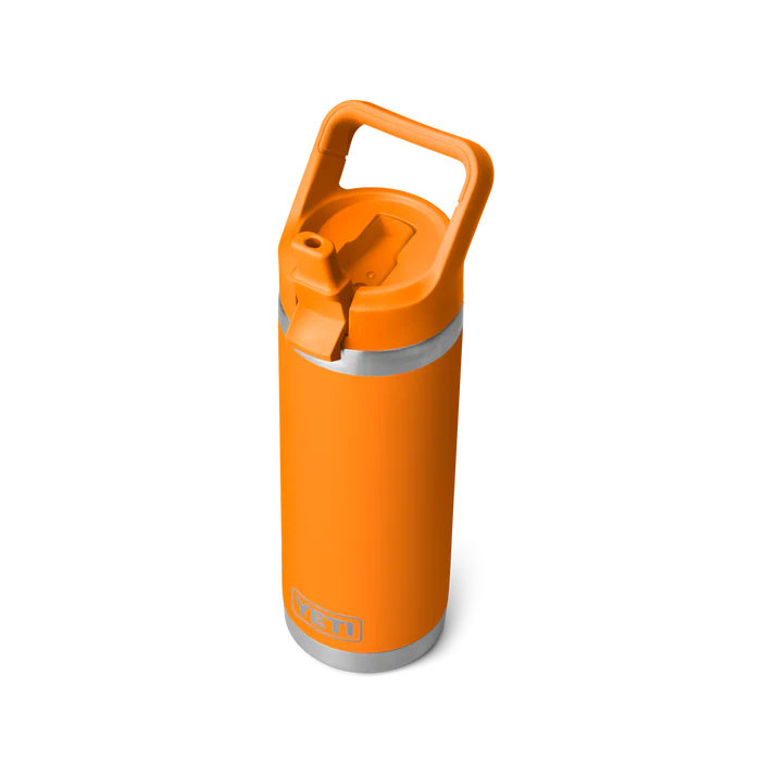 Yeti Rambler Straw Bottle, 18 oz/532 ml, king crab orange