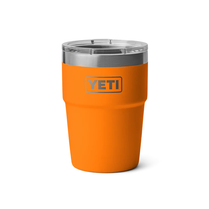 Yeti Rambler met magslider deksel, stapelbaar, 16 oz/473 ml, king crab orange