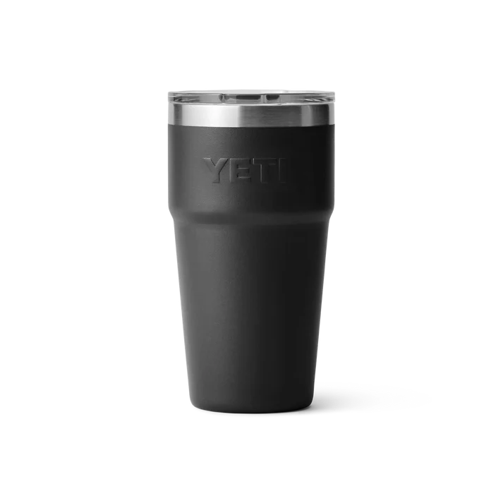 Yeti Rambler met magslider deksel, stapelbaar, 20 oz/591 ml, black