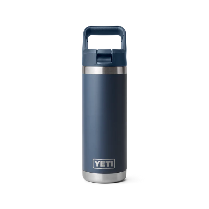 Yeti Rambler Straw Bottle, 18 oz/532 ml, navy