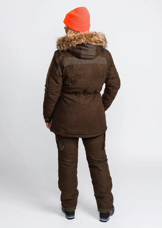 Pinewood Smaland Abisko 2.0 Lady Jacket, suede brown