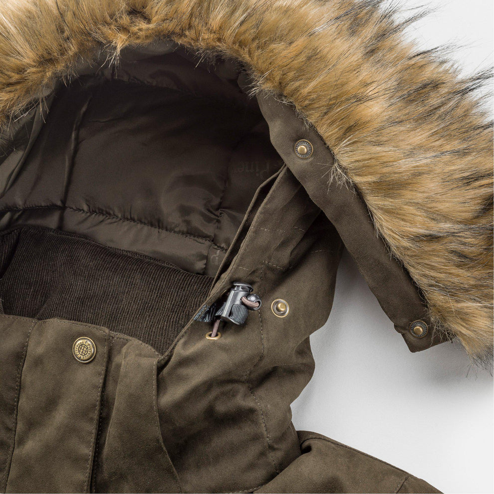 Pinewood Smaland Abisko 2.0 Lady Jacket, suede brown