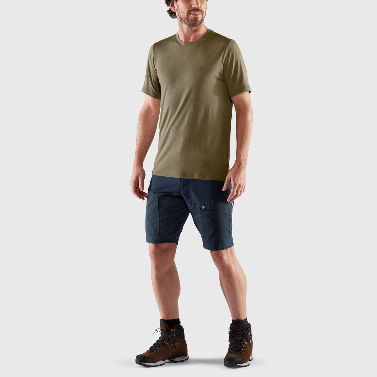 Fjällräven Abisko Wool S/S M, laurel green