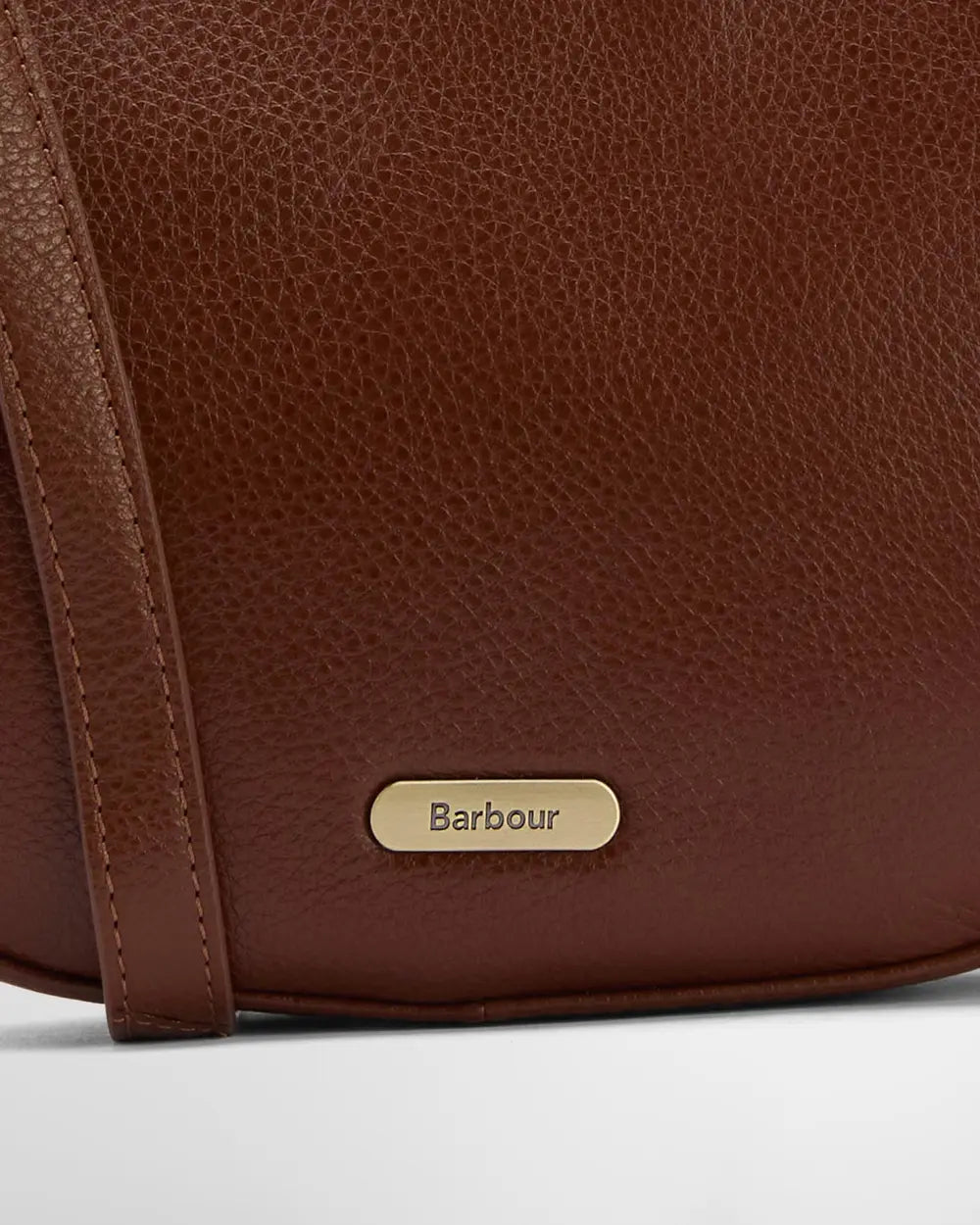 Barbour Sorrel Leather Sling Bag, brown