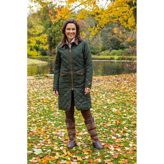 Baleno Audrey, quilted jacket, dark green
