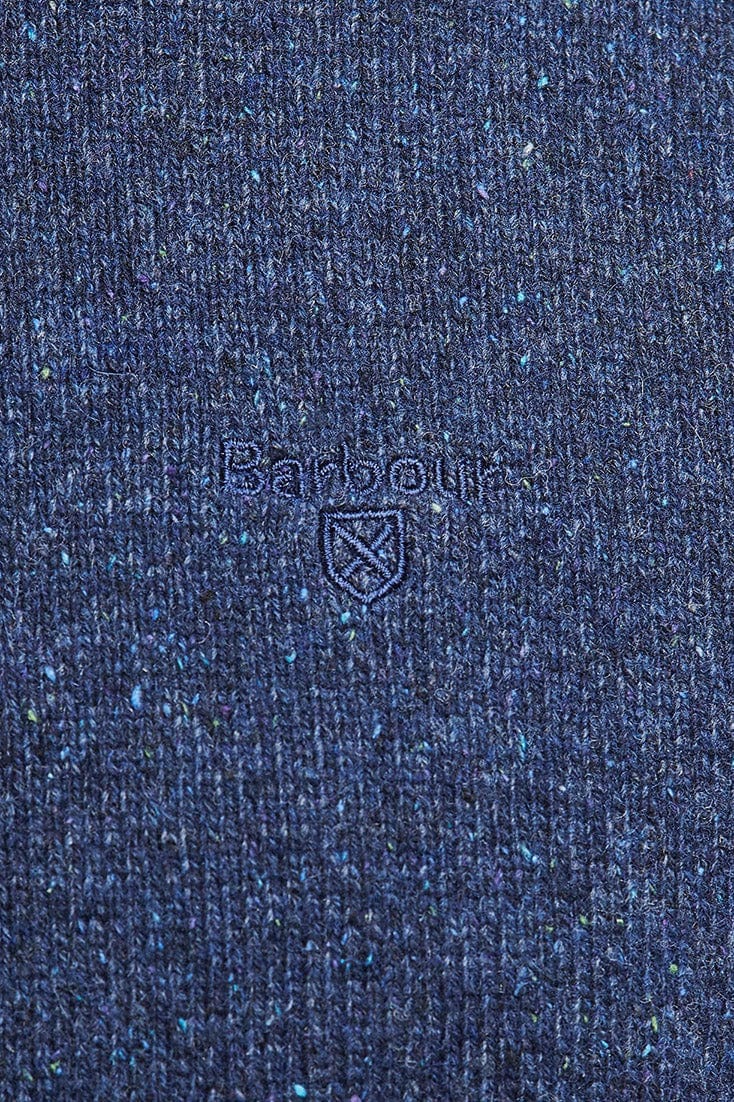 Barbour Tisbury Crew Neck Jumper, deep blue