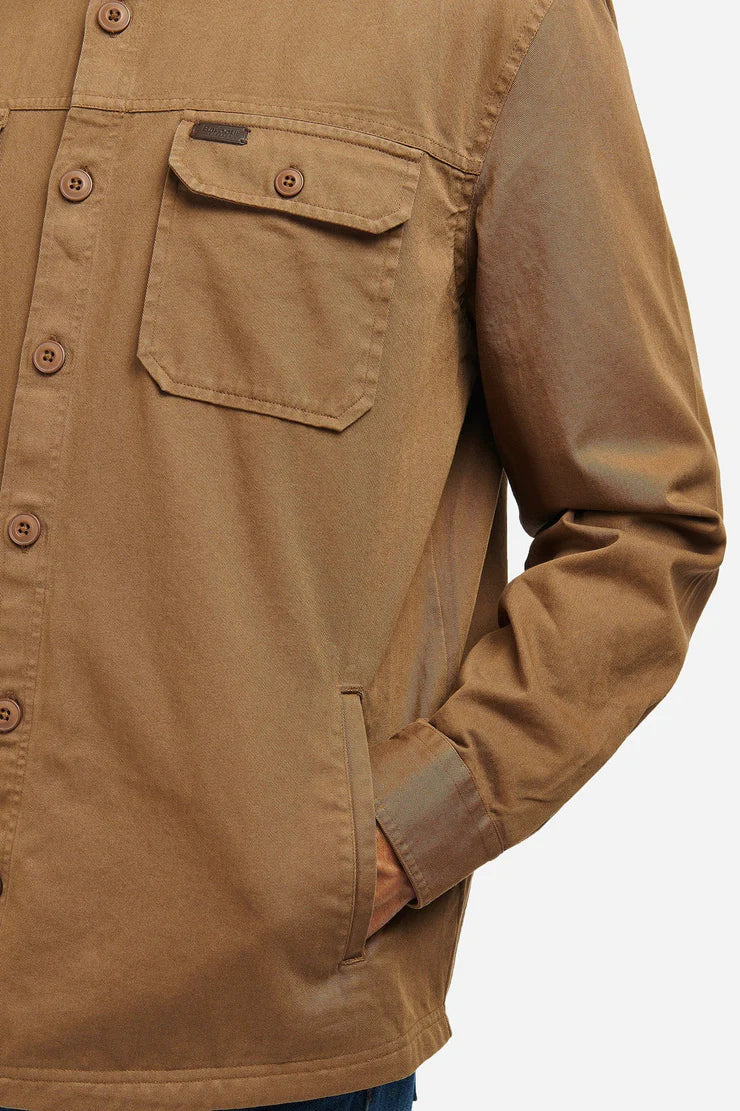 Barbour Rydale Overshirt, dark sand