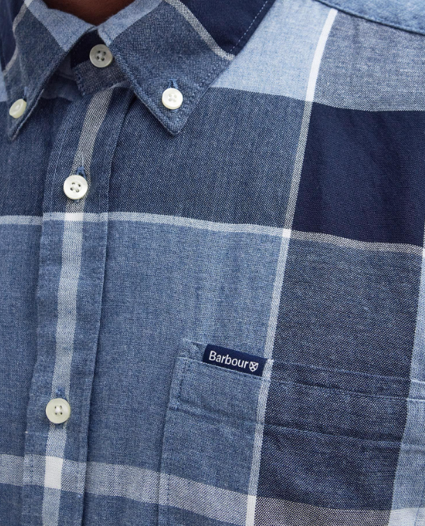 Barbour Doughill S/S Shirt, berwick blue