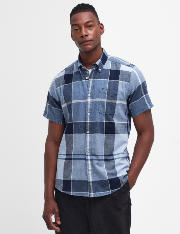 Afbeelding laden in Galerijviewer, Barbour Doughill S/S Shirt, berwick blue