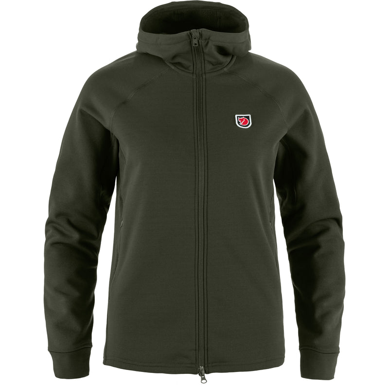 Afbeelding laden in Galerijviewer, Fjällräven Expedition Fleece Hoodie W, deep forest