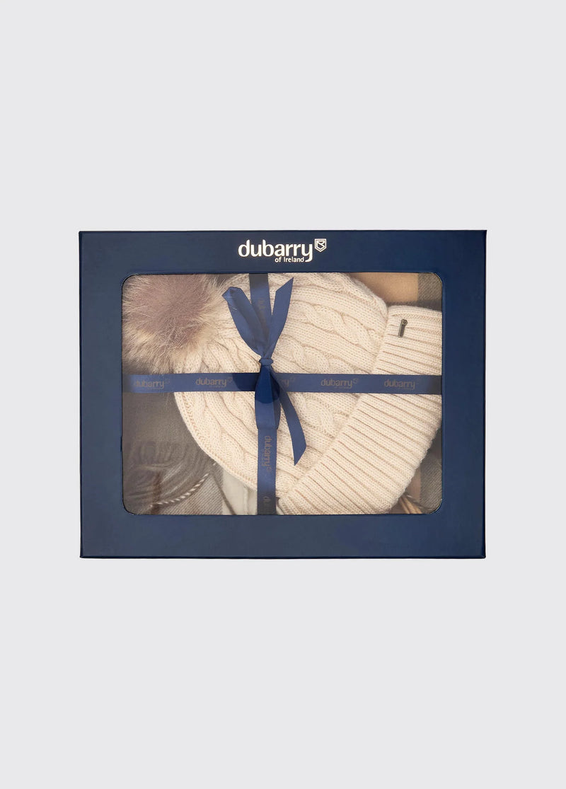 Afbeelding laden in Galerijviewer, Dubarry Foley set muts en sjaal, dusky green