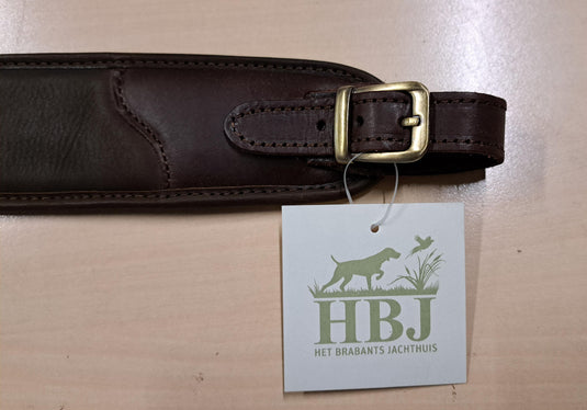 Geweerriem Leer Breed, 94 cm lang