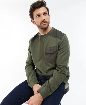 Afbeelding laden in Galerijviewer, Barbour Holkham Crew, olive