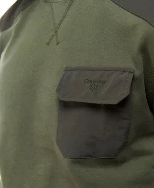 Afbeelding laden in Galerijviewer, Barbour Holkham Crew, olive