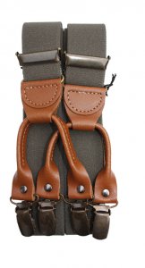 Afbeelding laden in Galerijviewer, Foresta Bretels met dubbelclips Bruin