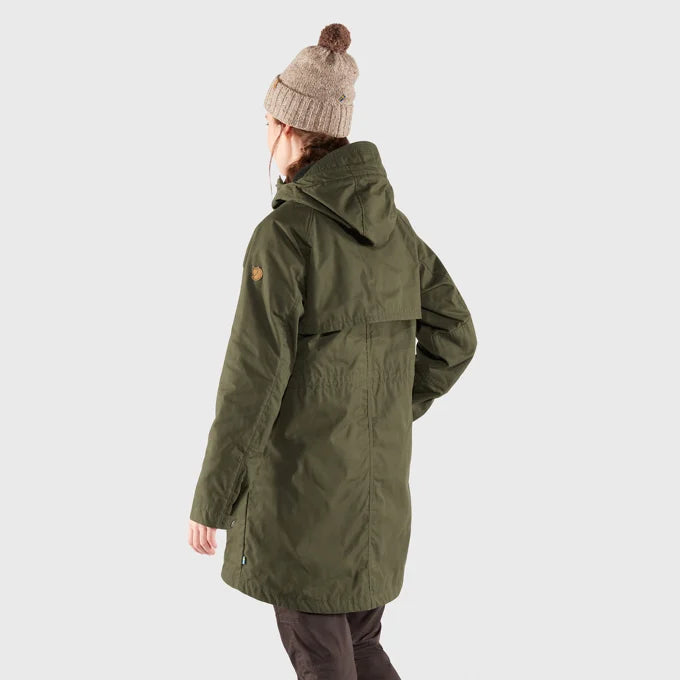 Afbeelding laden in Galerijviewer, Fjällräven Karla Hydratic Jacket W, deep forest