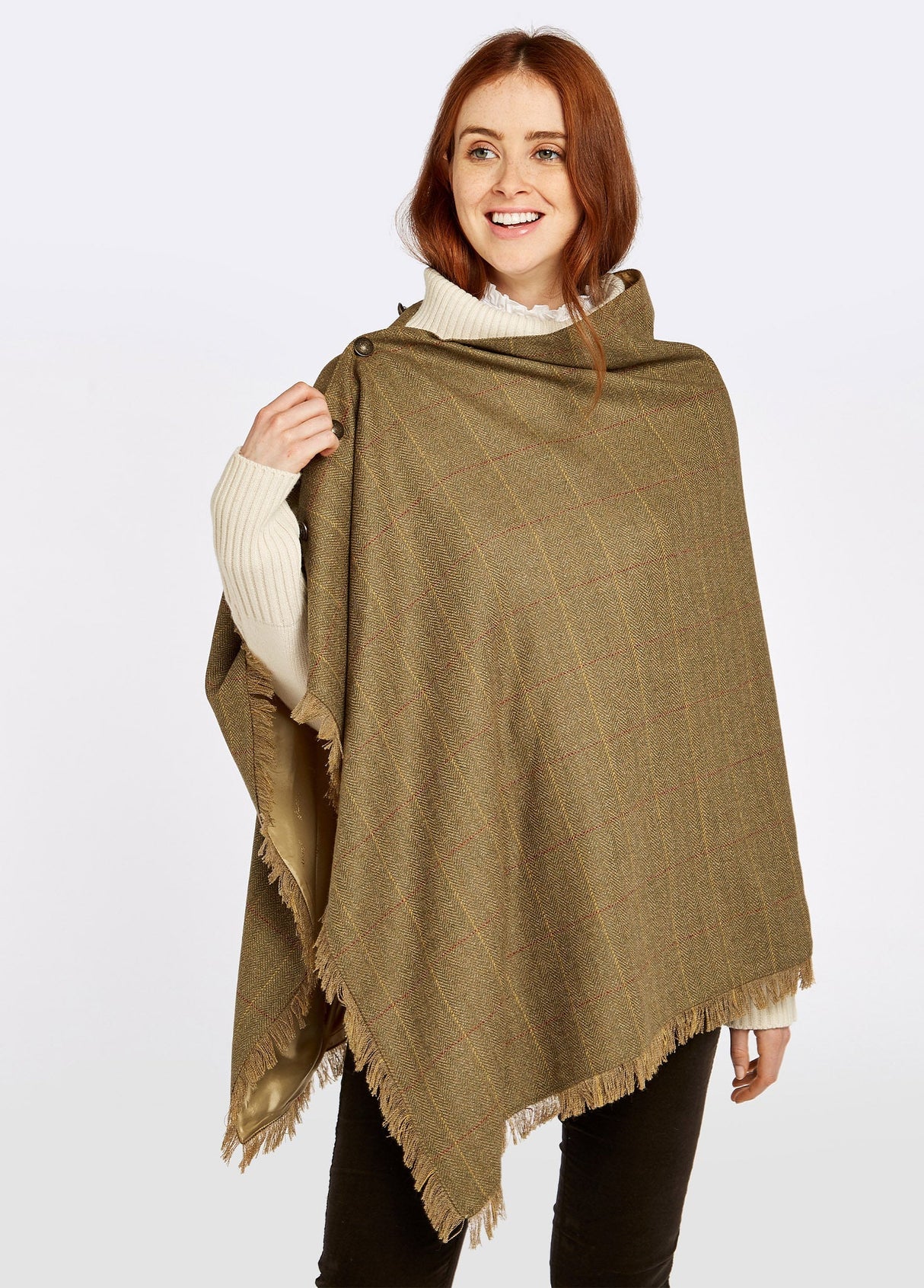 Dubarry Hazelwood Poncho, elm