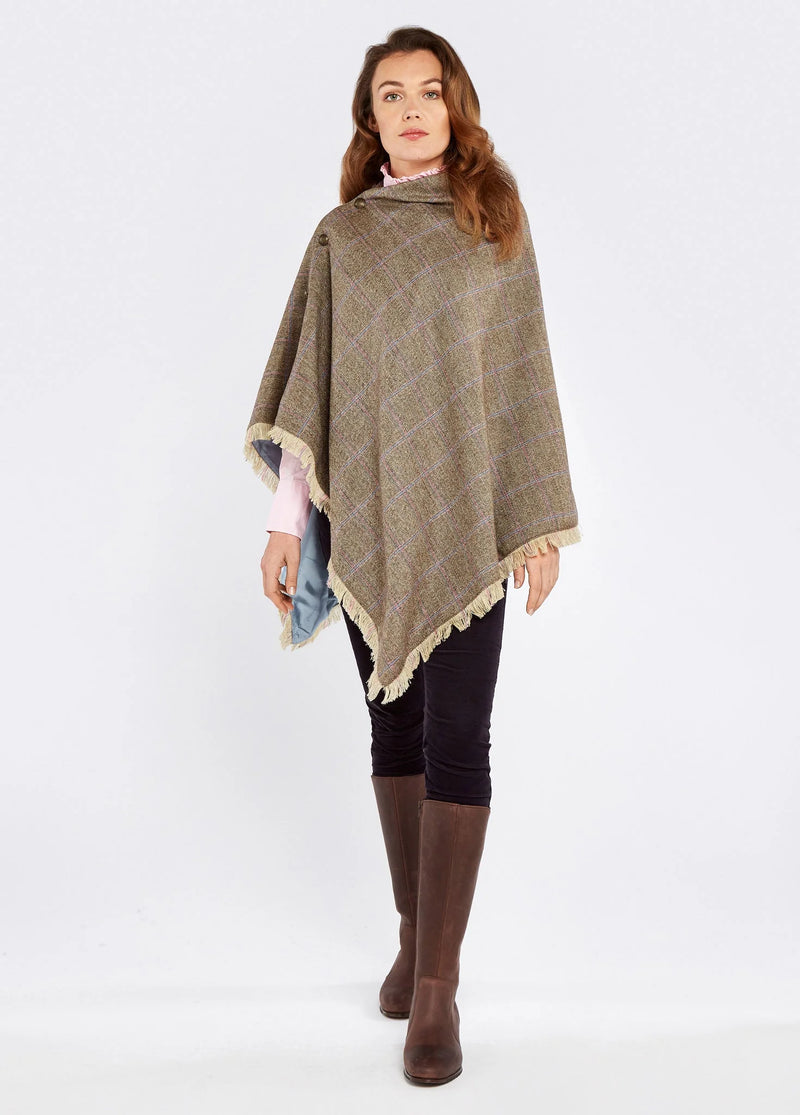 Afbeelding laden in Galerijviewer, Dubarry Hazelwood Poncho, woodrose