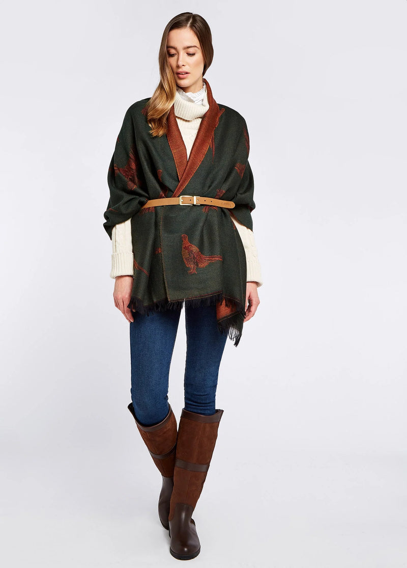 Afbeelding laden in Galerijviewer, Dubarry Birchdale Omslagdoek, ivy