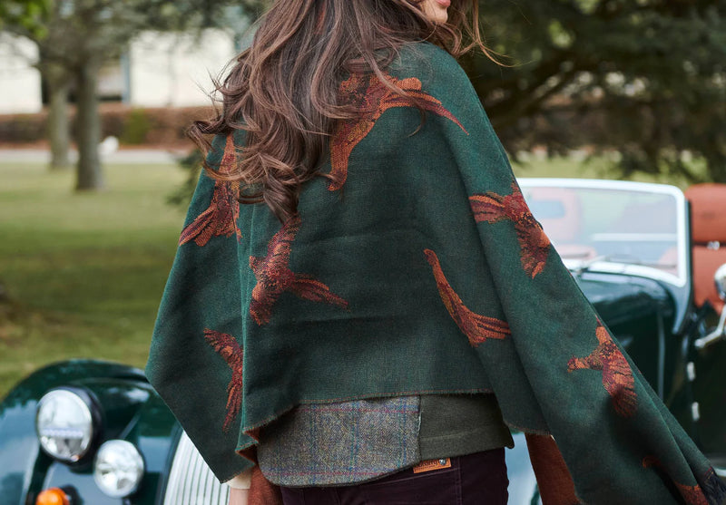 Afbeelding laden in Galerijviewer, Dubarry Birchdale Omslagdoek, ivy