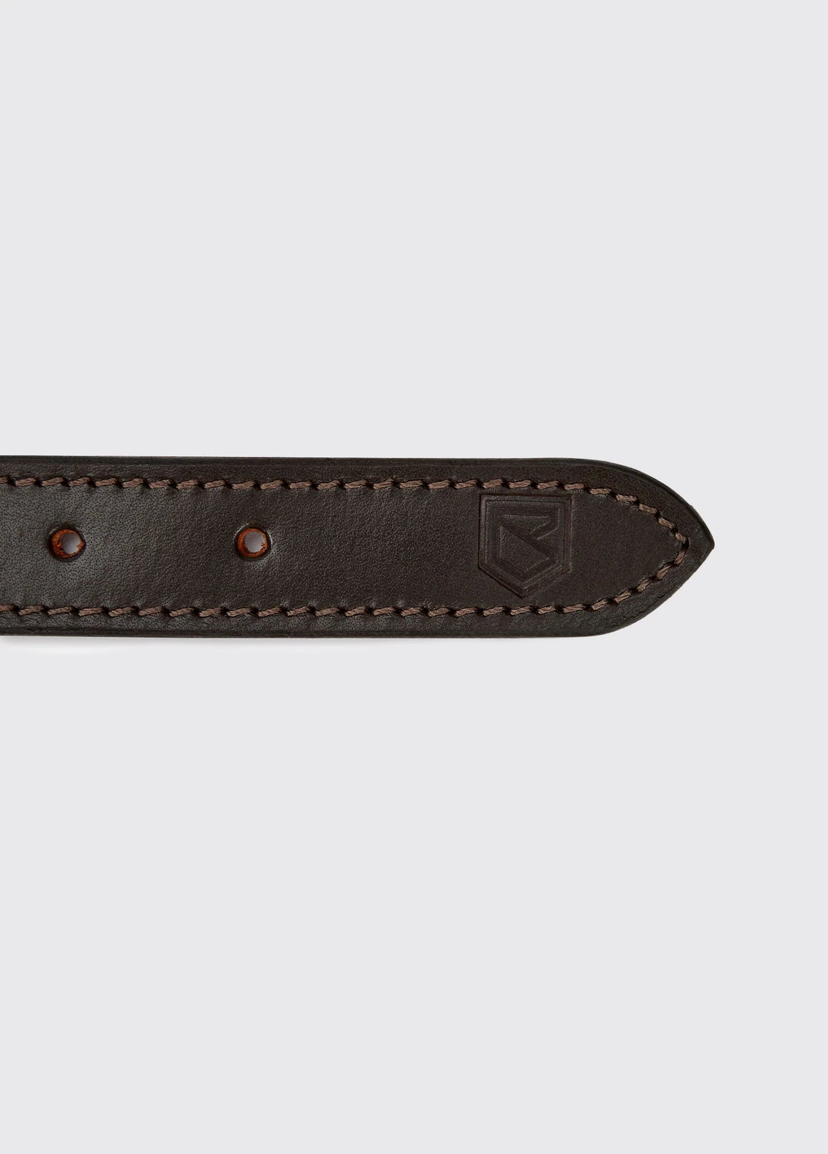Dubarry Axel, leren hondenhalsband, mahogany