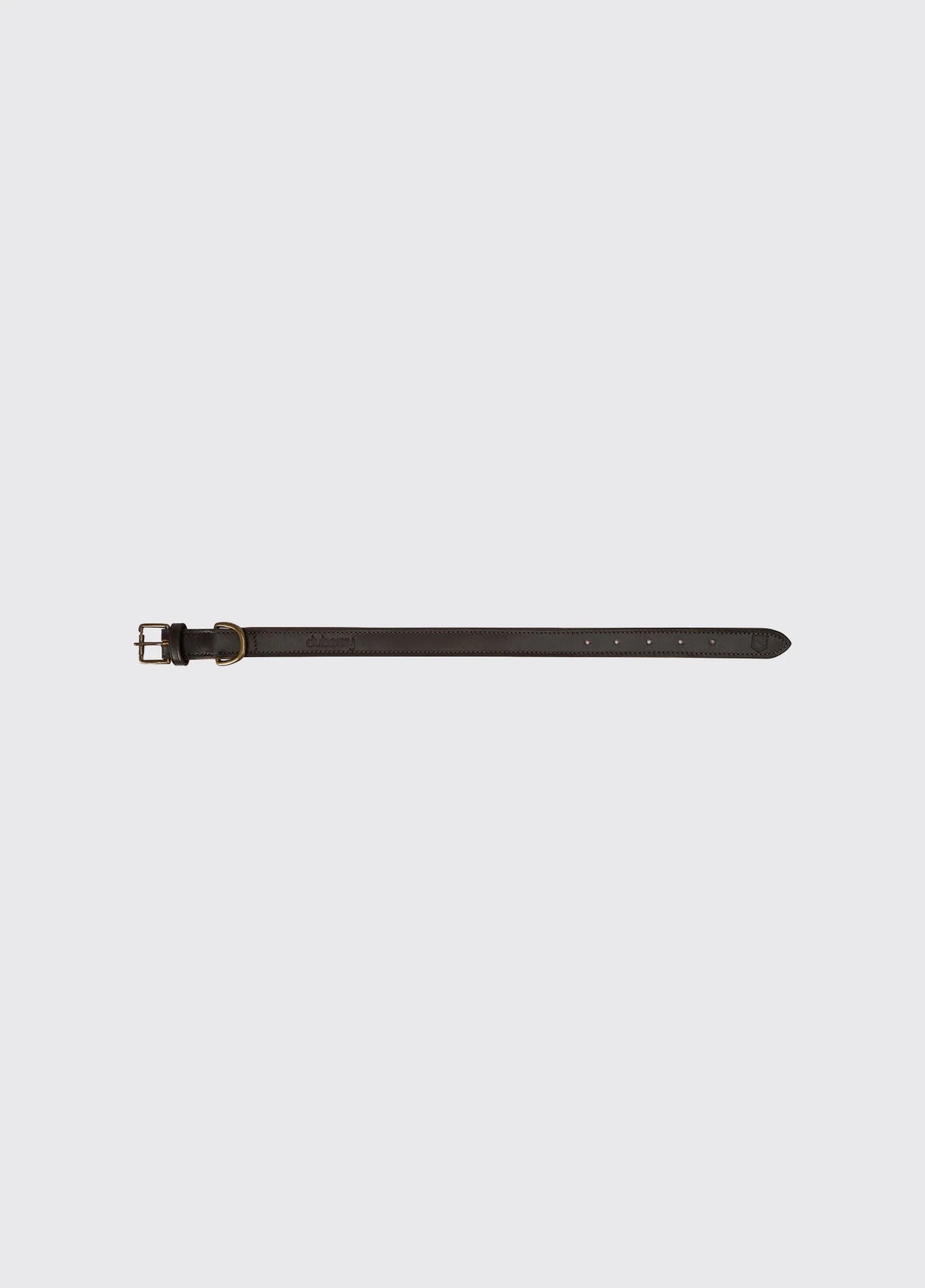 Dubarry Axel, leren hondenhalsband, mahogany