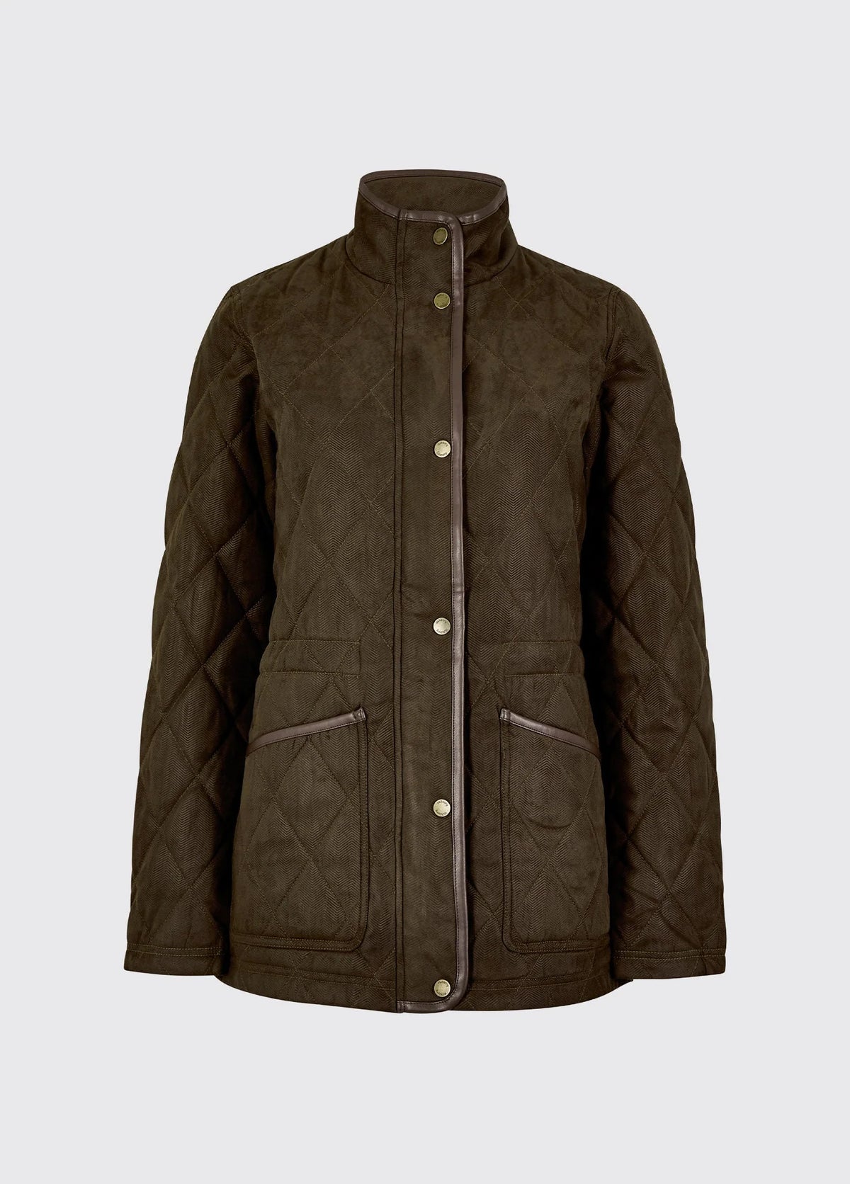 Dubarry Locton Diamond Quilt Jas, olive