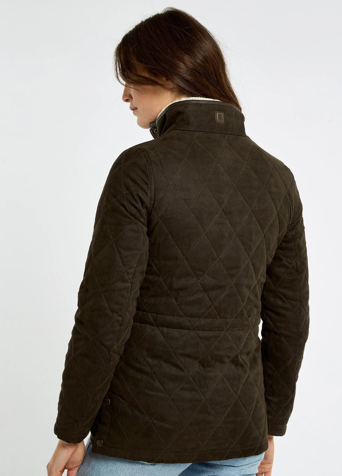 Dubarry Locton Diamond Quilt Jas, olive