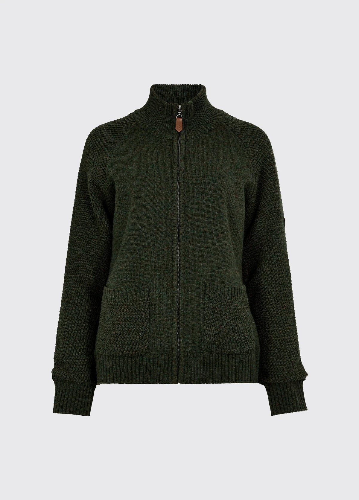 Dubarry Morton, damesvest met rits, olive