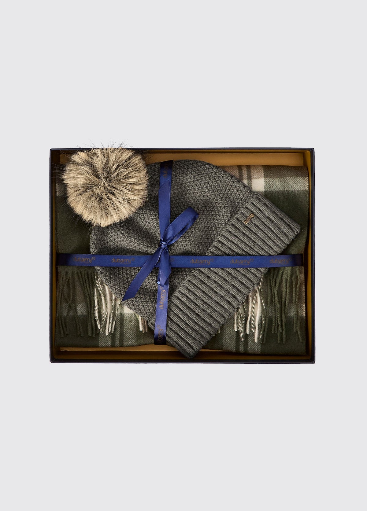 Dubarry Newbawn, cadeauset muts en sjaal, dusky green