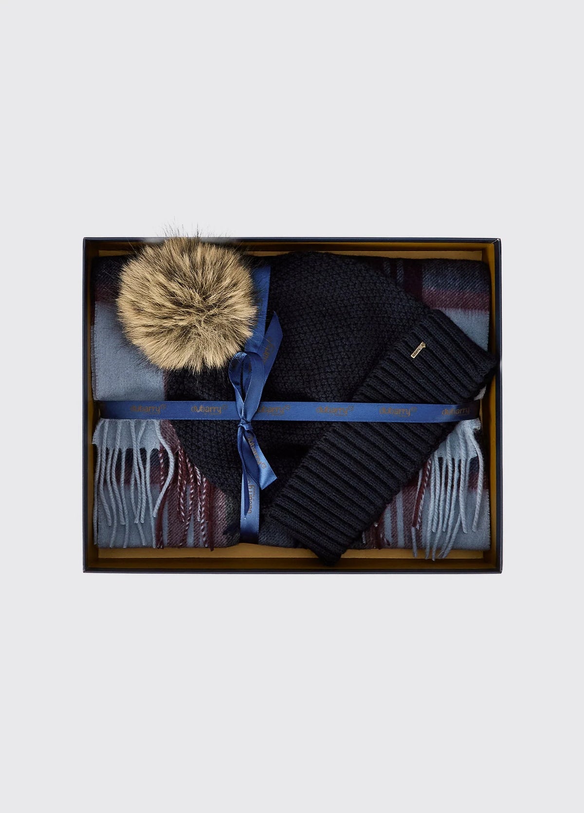 Dubarry Newbawn, cadeauset muts en sjaal, navy