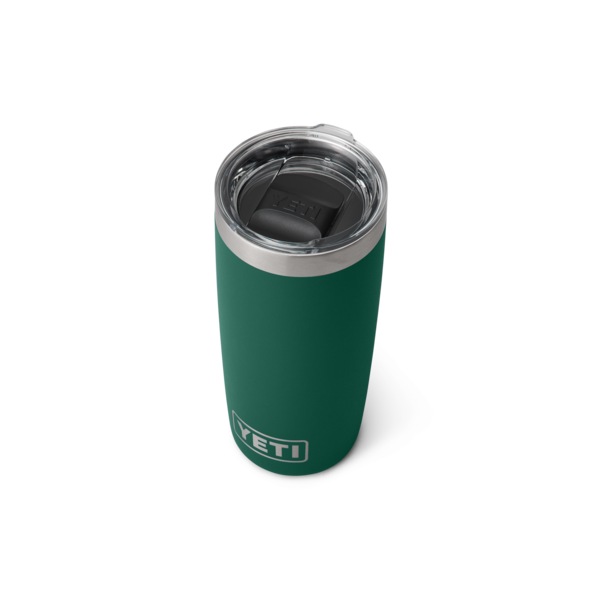 Afbeelding laden in Galerijviewer, Yeti Rambler met magslider deksel, 10 oz/295 ml, black forest green