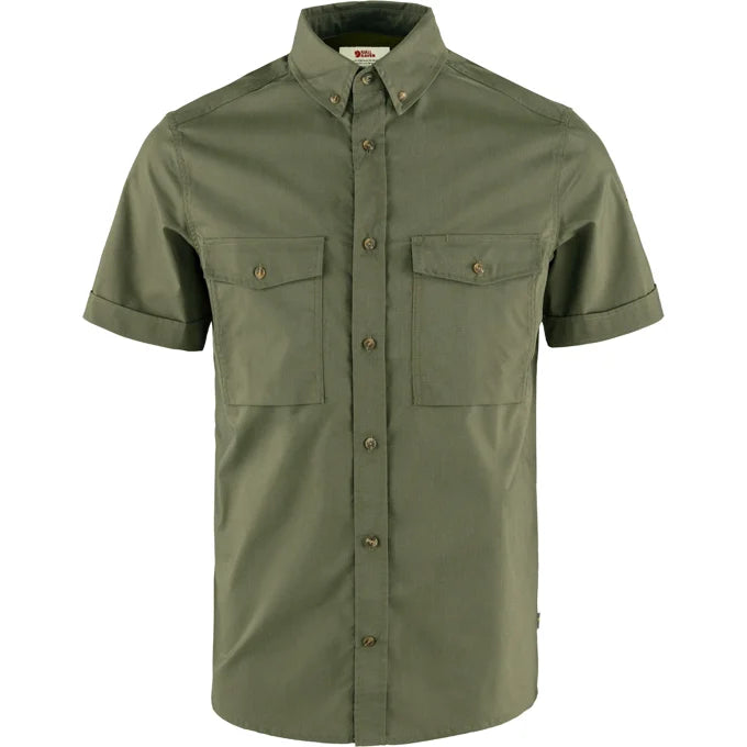 Afbeelding laden in Galerijviewer, Fjällräven Övik Air Stretch SS Shirt M, laurel green