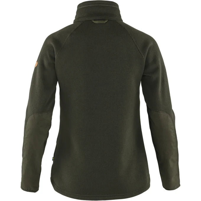 Fjällräven Övik Fleece Zip Sweater W, deep forest
