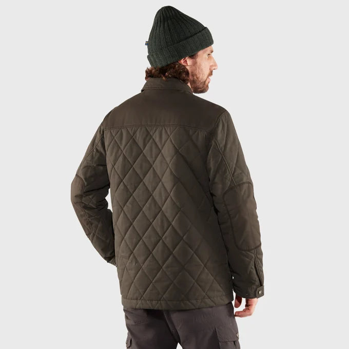 Afbeelding laden in Galerijviewer, Fjällräven Övik Wool Padded Jacket M, dark olive