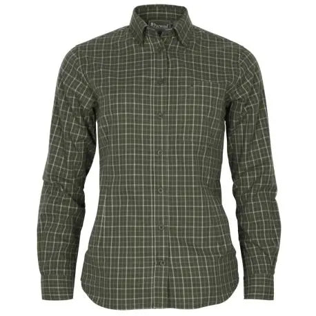 Afbeelding laden in Galerijviewer, Pinewood Nydala Grouse Shirt W Moss Green - Het Brabants Jachthuis