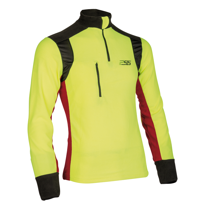 Afbeelding laden in Galerijviewer, PSS Fleeceshirt X-treme Polar, geel/rood