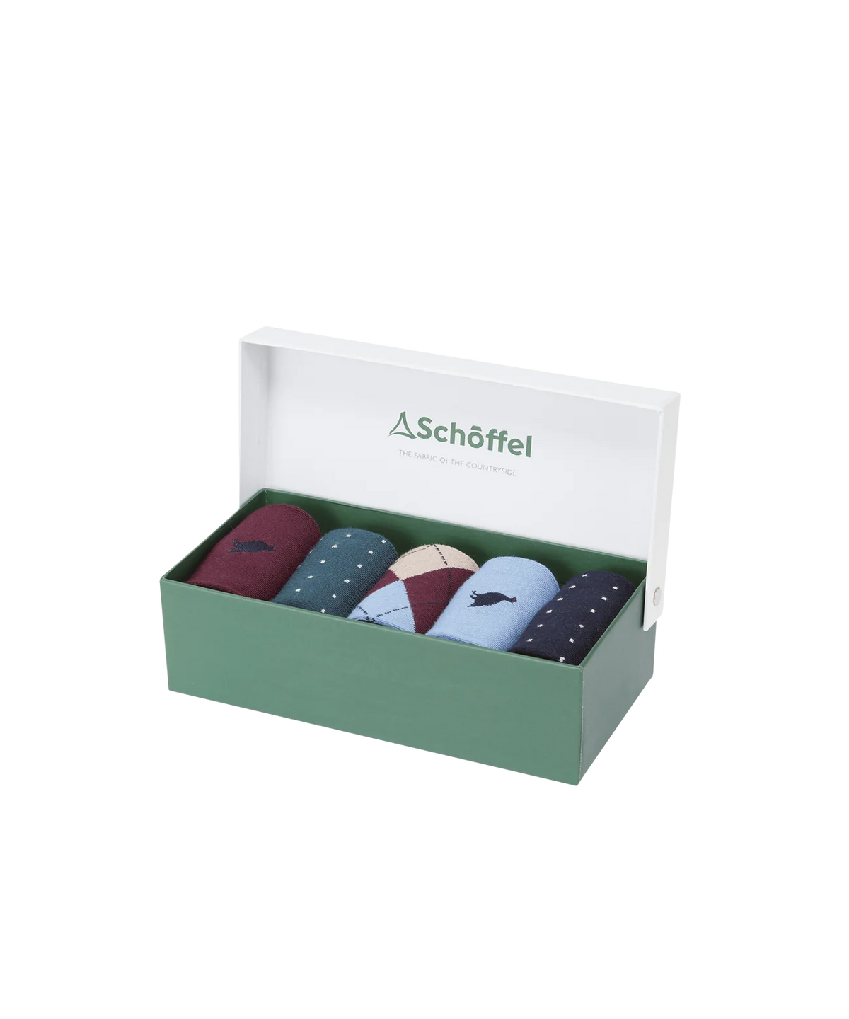 Schöffel Bamboo Sock (Box Of 5) Heren, argyle pattern mix