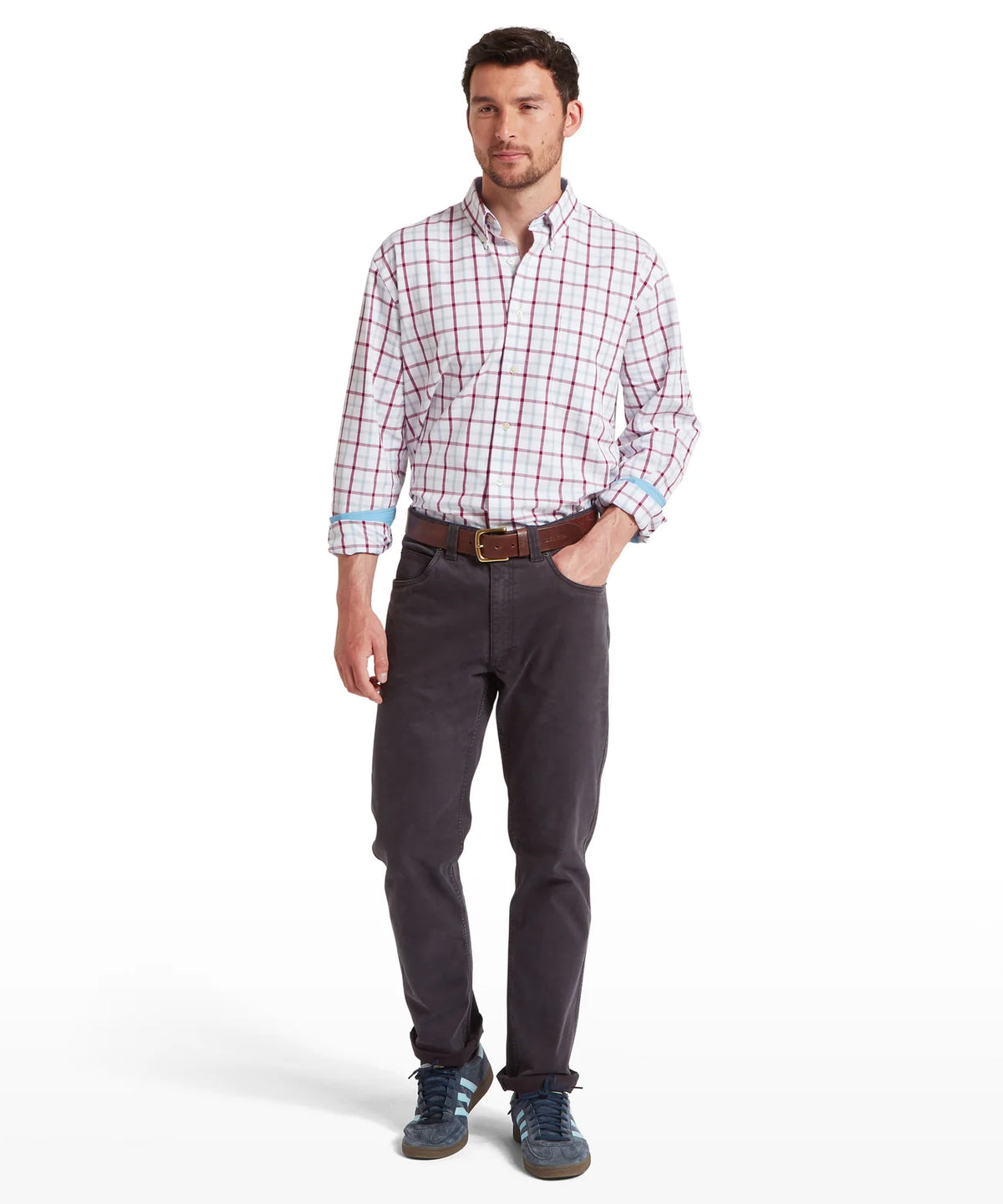 Schöffel Brancaster Classic Shirt, mountain blue check