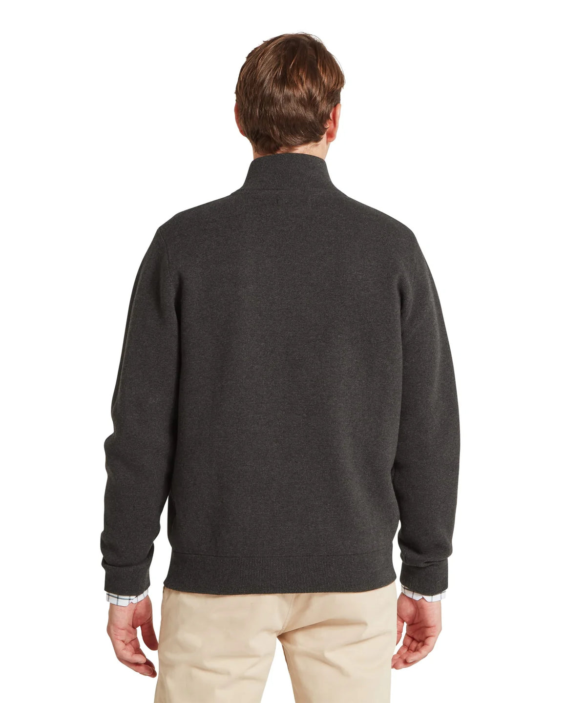 Schöffel Marlow Quarter Zip Jumper Heren, charcoal