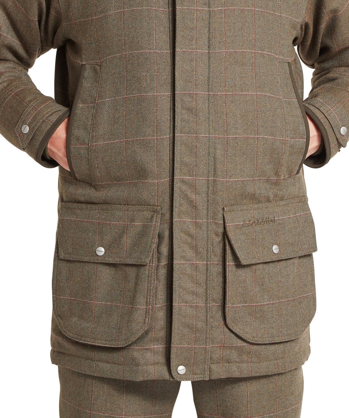 Schöffel Ptarmigan Tweed Classic Coat, Lochlane Tweed