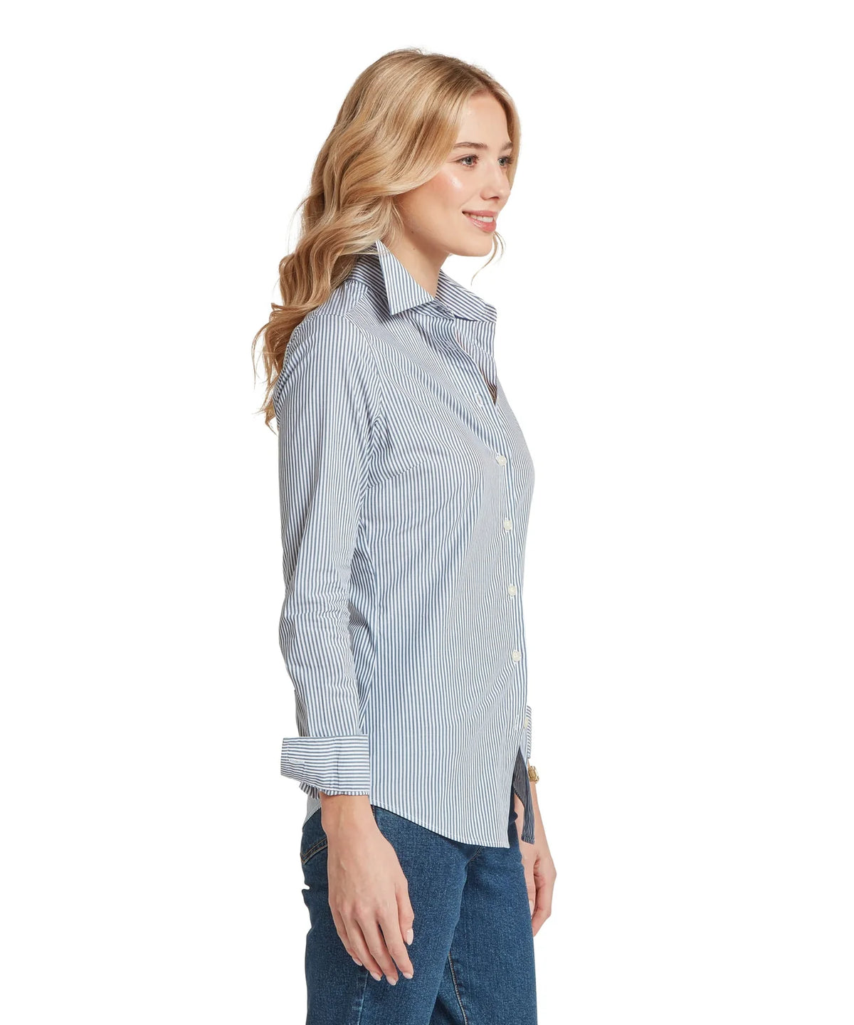 Schöffel Norfolk Shirt, force blue stripe