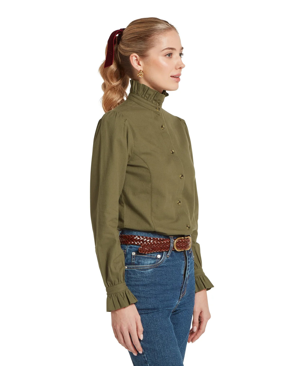 Schöffel Sheringham Shirt, dark khaki green