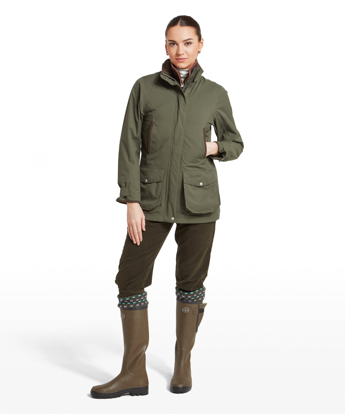 Schöffel Teal Ultralight Coat Dames, forest