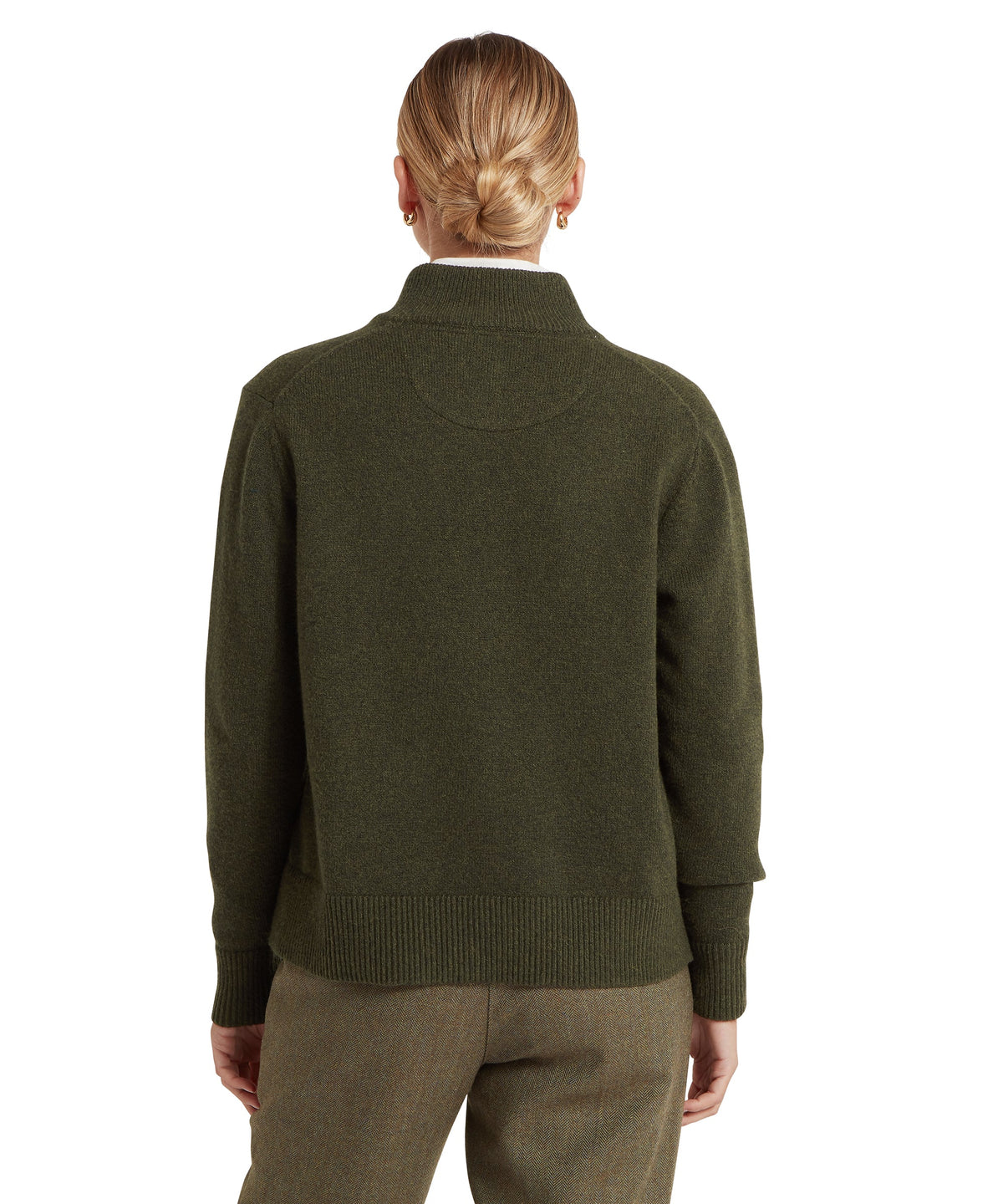Schöffel Thoralby 1/4 Zip Jumper Dames, loden