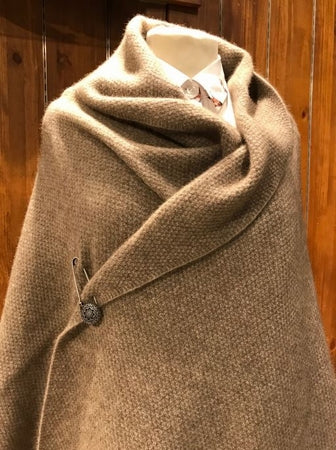 Noble Wilde Moss Shawl Oyster - Het Brabants Jachthuis