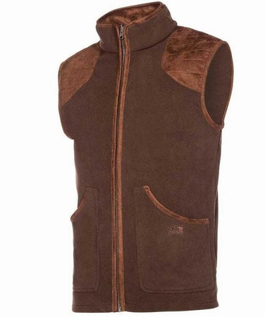 Baleno Newington Fleece Gilet Brown - Het Brabants Jachthuis