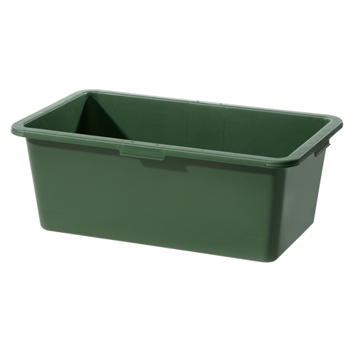 Groene wildbak van 40 liter voor transport en opslag